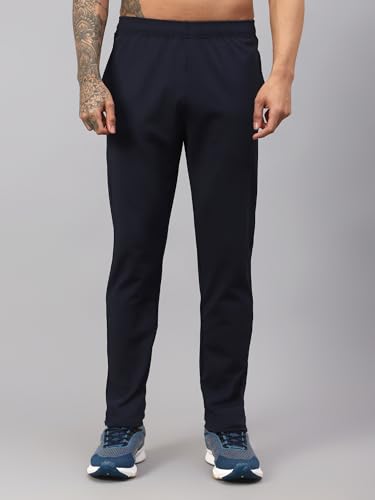Image of Vector X 4 Way Lycra Mens Track Pant|Boys Polyester Jogger| Gym Workout Slim fit Pants| for Yoga, Running, Sports & Multipurpose Lower for man with 1 Zipper Pocket