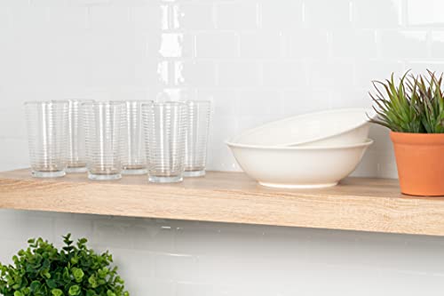 10 Strawberry Street Nova White Round 62-Piece Dinnerware Set, Service For 6 #TOP4