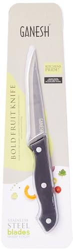 Ganesh Stainless Steel Kitchen Bold Fruit Knife Vegetable Cutting and Chopping Knife, Serrated Edge (Image - 3)