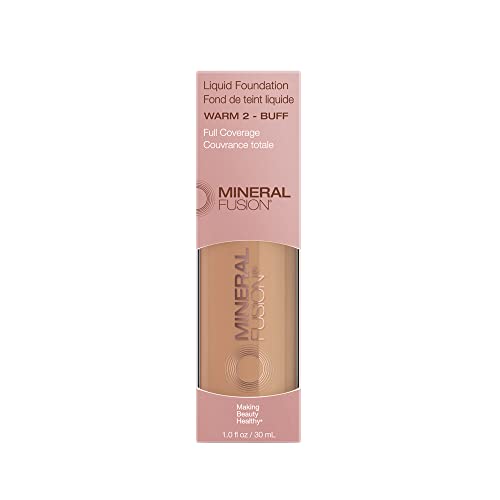 Mineral Fusion Liquid Foundation, Warm 2, 1 Fl Ounce #TOP1