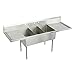 Elkay SS8372LROF4 Commercial Sink, Lustrous Satin Finish
