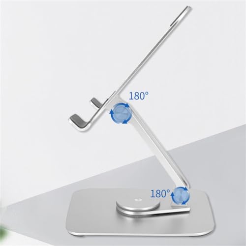 Support de plaque rotative aluminium pliable bureau support réglable 3 axes - 3