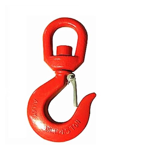 Crochet pivotant 322 avec loquet de sécurité pour grue de chantier