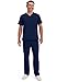Dickies EDS Essentials Men Scrubs Top Tuckable V-Neck DK635, L, Navy