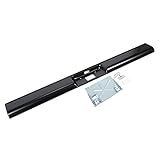 HECASA Rear Bumper Roll Pan Compatible with 1973-1987 Chevy C10 C20 Pickup Fleetside/Styleside Bed w/License Plate LED Light Black