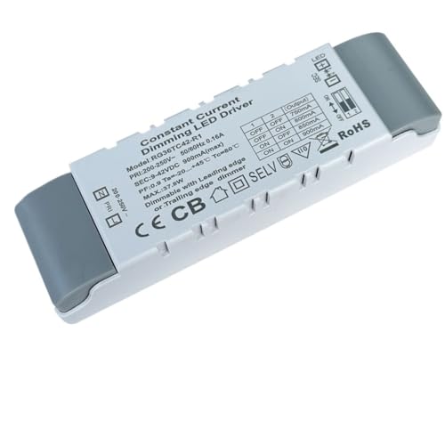 Driver dimmable triac 220V PWM alimentation LED flicker free 450mA 600mA