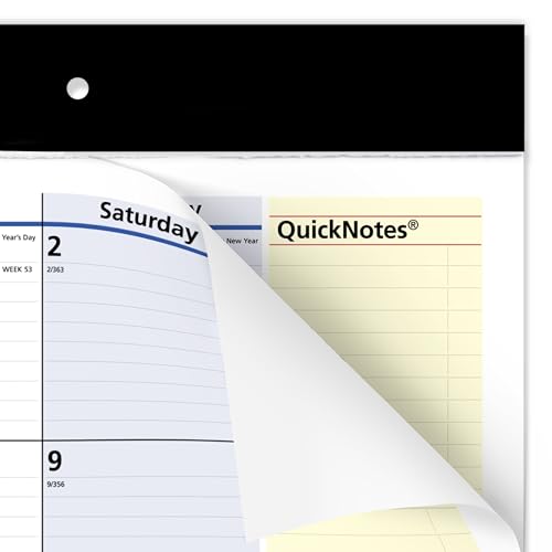 Image of AT-A-GLANCE 2027 Desk Pad Calendar, Monthly Desk Wall Planner, 13-Month Jan-Jan, 21.75 inch x 17 inch, QuickNotes (SK7000027)