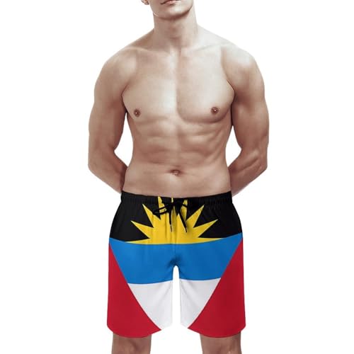 Colorado Flag Vintage Mountain Men's Beach Shorts Quick Dry Swim Trunks with Pockets Summer Boardshorts for Men2