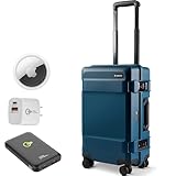Pelican ATX 22' Waterproof Wheeled Carry-On Hard Travel Case + Travel Bundle (Indigo Blue)