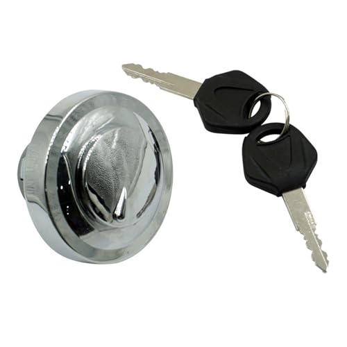 Tapa de combustible para Yamaha Drag Star con cerradura y llaves para tanques XVS650 y XVZ1300