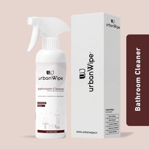 Image of urban Wipe Bathroom & Kitchen Cleaner | Tough Lime Scale Hard Water Stain Remover On Taps, Showers | Ceramic Surfaces | Chimney, Plastic & Aluminium Surfaces (Each 500Ml)