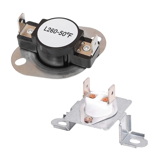 Seentech DC96-00887A & DC47-00018A Dryer Thermal Fuse and Thermostat Kit – Replaces PS4276292, PS4205217 – Compatible with Samsung and Whirlpool Dryers