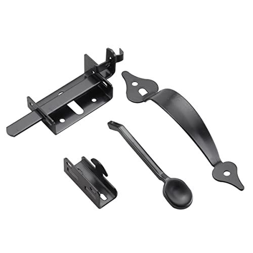 Richelieu Decorative Automatic Thumb Latch in Black #TOP20