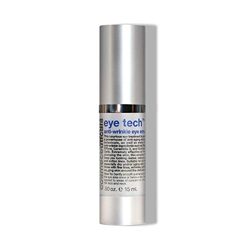 Sircuit Skin EYE TECH Anti-Wrinkle Eye Emulsion - Moisturizing Eye Treatment with Borage Oil, Echinacea Stem Cells, and Ceramide 3 - Daily Eye Moisturizer Promotes Appearance of Youthful Skin (0.5 oz)