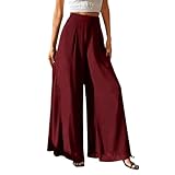 Xiaojmake Womens Wide Leg Flowy Pants Dressy High Waist...