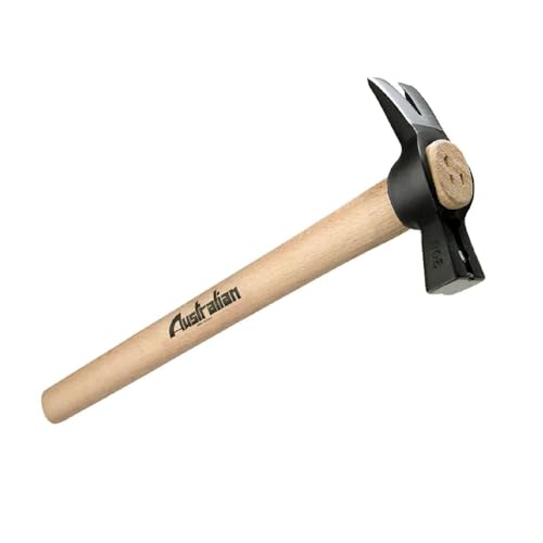 La zappa Marteau de charpentier avec aimant et poignée en bois durable (300 gr/450 mm)