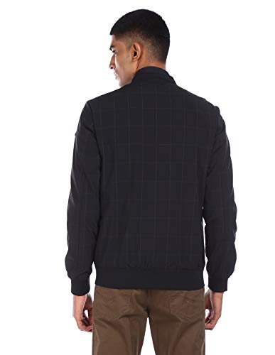 Image of U.S. Polo Assn. Men Casual Wear Black Polyester Standard Length Jacket