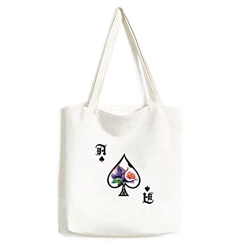 Sac à main aquarelle figue avec rangement pour cartes de poker