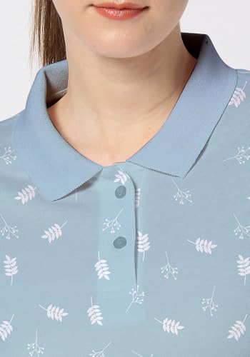 Image of Wear Your Opinion Women's All Over Printed Polo Collar Neck T-Shirt