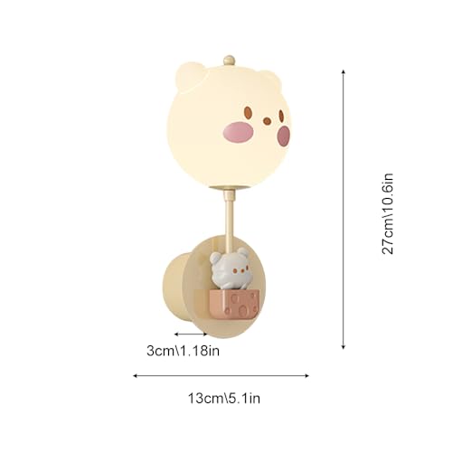 Aplique de pared infantil para eliminar el miedo a la oscuridad con luz suave LED 5