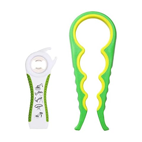 Jar Opener, Bottle Opener, Multipurpose Non-Slip PP Lid Openers, Lids Opener Gripper, for Weak Hands, Kids & Arthritis Elderly Cover