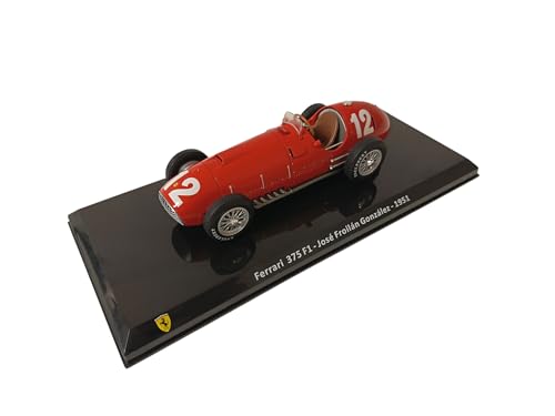 Voiture F1 miniature 1/24 compatible avec Ferrari 375 F1 José Froilan Gonzalez 1951 modèle GF012