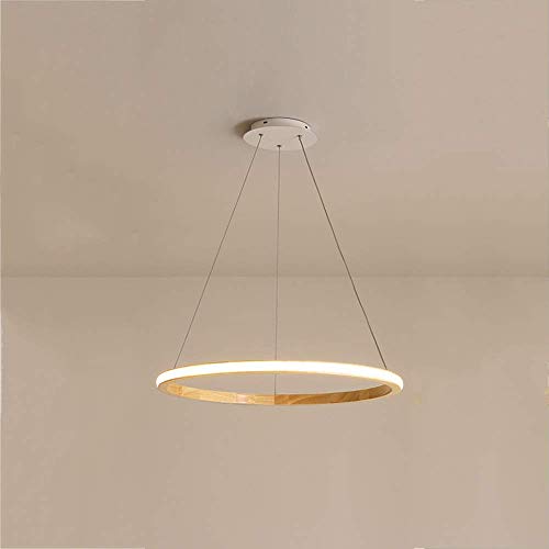 Lustre suspension LED rond 26W avec diffuseur acrylique haute performance 6000K