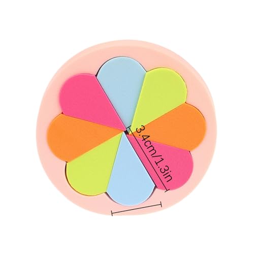 Rufevee 6/8 cuñas del aplicador de la Esponja del Maquillaje de la Piezas Mini, esponjas cosméticas del triángulo para la Fundación, Se ruboriza, Sombra de Ojos, Mezcla y alisando