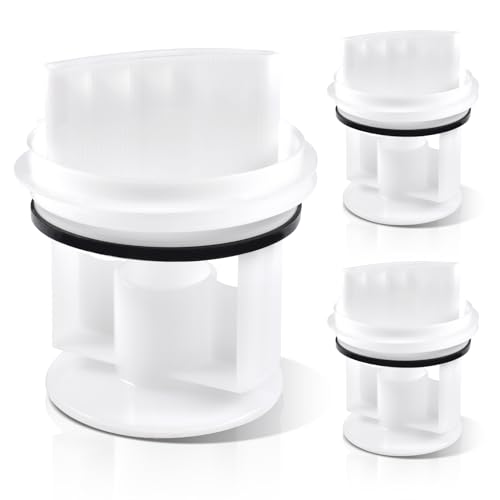 3 Piezas Accesorios Lavadora, Filtro para Lavadora, Compatible con Varios Modelos de Lavadoras, Duradero, Fácil Instalación, Bosch, Siemens, Constructa, Neff, Balay (Blanco)
