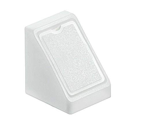 Corner Connecting Shelving Blocks Shelf Support Bracket Plastic Plinth Fixing White x100 — image 1