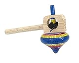 Leos Imports Mexican Toy Trompo Spinning Top with Shoelace