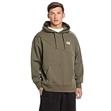 FILA Herren THIERS Oversized Hoody Kapuzenpullover, Burnt Olive, XS