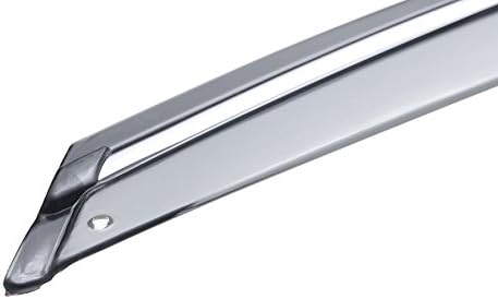 WellVisors Window Visors Wind Deflectors Compatible with Volkswagen VW Touareg 2003-2010 with Black Trim Rain Guards 3-847VW003