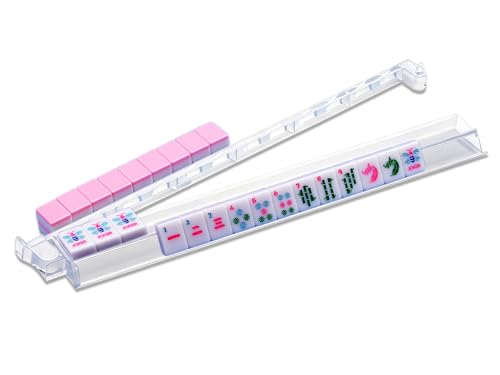 Juego de 4 Racks para Mahjong con Bolsa de Almacenaje