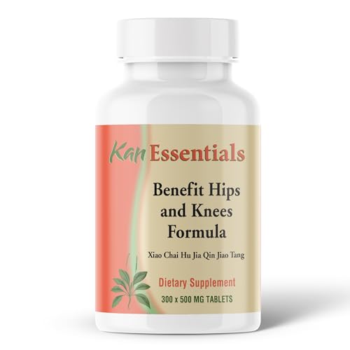 Image of Kan Herb Company Benefit Hips and Knees Formula - Traditional Chinese Herbal Blend for Dogs and Cats to Support Joint Comfort Mobility and Digestive Balance Supplement Tablets for Pets, 300 Tablets