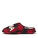 Dearfoams Women's Mama Bear Slipper, Buffalo Plaid, Medium
