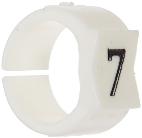 Clips en nylon Brady SCN45-7 pour identifier les fils noirs