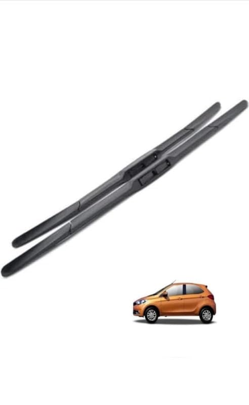Image of AWB Hybrid Wiper Blades Compatible with Tata Tiago (Pack of 2)