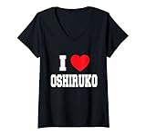 Mujer Amo Oshiruko Camiseta Cuello V
