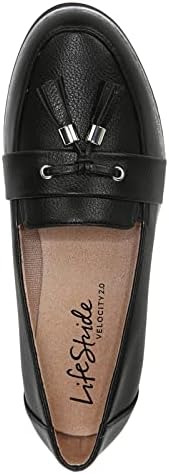 LifeStride Womens Zee Tassel Loafer Black 8.5 W | Image 6