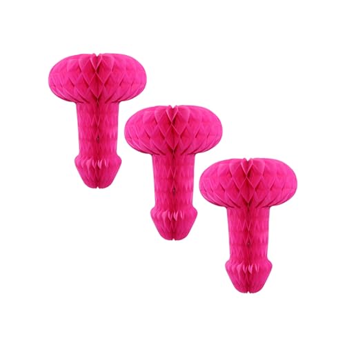 #VerdientProvisionen<br>Penis Hängedeko für Bachelorette Party JGA Deko für Frauen Bride to Be Dekorationen für Junggesellenabschied aus Paper（3PCS）