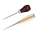 Kisbcynesting Outils de poinçon de poignée en Bois en Cuir pour percer Le poinçon de Couture positionnement de la perceuse à Bois SKC-B