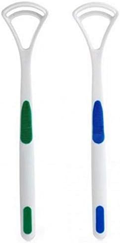 SellBotic away Hand Scraper Fashion Tongue Cleaner Brush with Silica Handle (pack of 2)