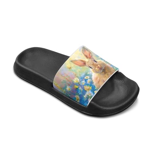 Forchrinse Kids Sandals for Girls House Slippers Summer Open Toe Beach Slides Comfortable Non Slip Pool Shower Shoes2