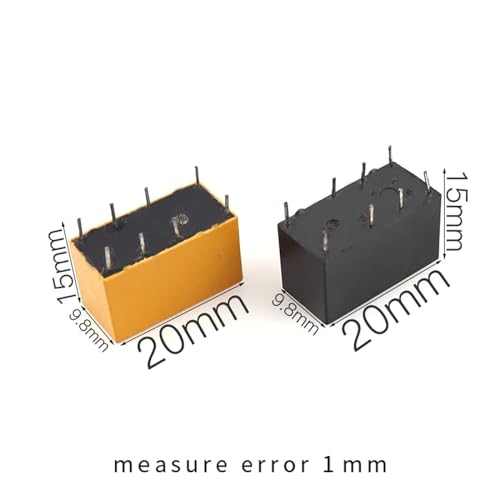 Relé 12VDC interruptor mini pcb 8 pines componentes electrónicos de conmutación 6