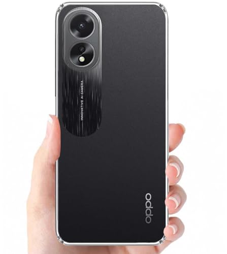 Image of Soft Silicone TPU Back Cover Compatible with Oppo A38 4G