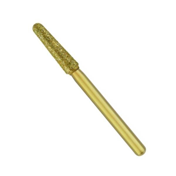 SS White 18178 Great White Z GWZ 856-021M Round End Taper Zirconia Cutting Medium Grit Diamond Burs 5/Pk