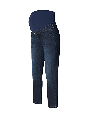 ESPRIT Maternity Damen Pants Denim Over The Belly Loose 7/8 Jeans, Darkwash...