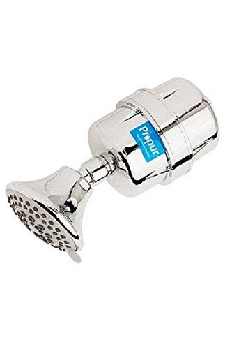 ProPur ProMax 2.0gpm Chrome Shower Water Filter with Massage Showerhead