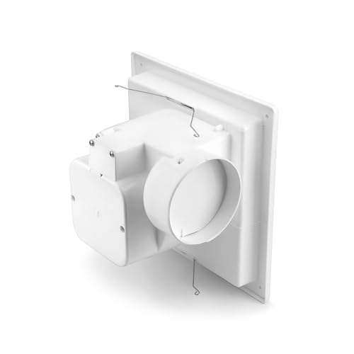 Image of Swirl Ceiling Ventilation Fan | 45W, 2000 RPM |Ideal for False Ceiling, Bathroom, Kitchen, Pooja rooms | ABS PP Plastic Body |(White)